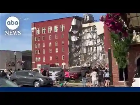 5 people unaccounted for after Iowa apartment collapse