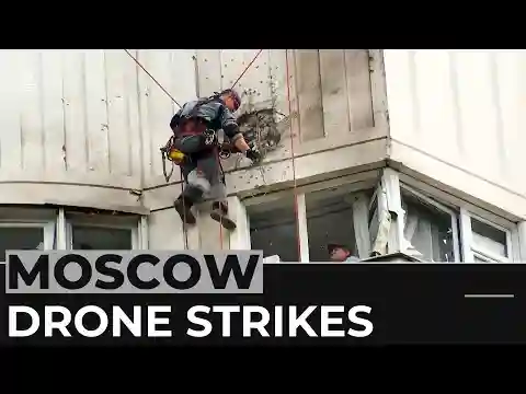 Drone attacks hit Moscow, stirring fury at the Kremlin