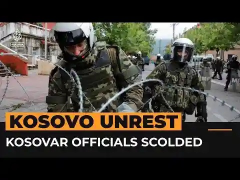 Macron scolds Kosovo authorities for sparking violent unrest | Al Jazeera Newsfeed