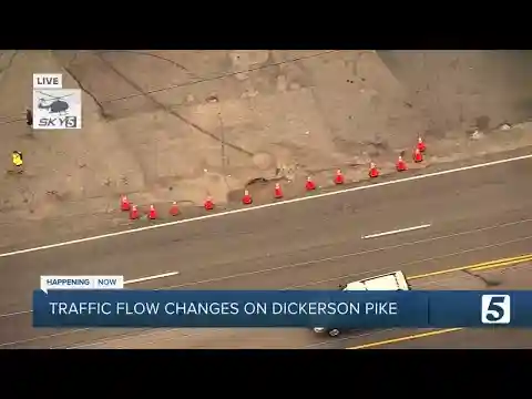 Pop-up pedestrian infrastructure a test-run for Dickerson Pike intersection