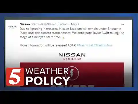 Swifties lament procedures during Nissan Stadium lightning delay