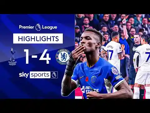 Chaos, drama, mayhem! 🔥🤯 | Tottenham 1-4 Chelsea | PL Highlights