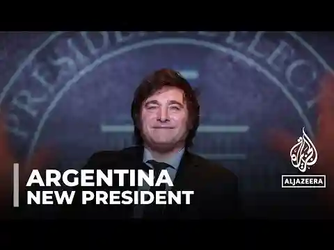 Far-right outsider Javier Milei wins Argentina presidential run-off election