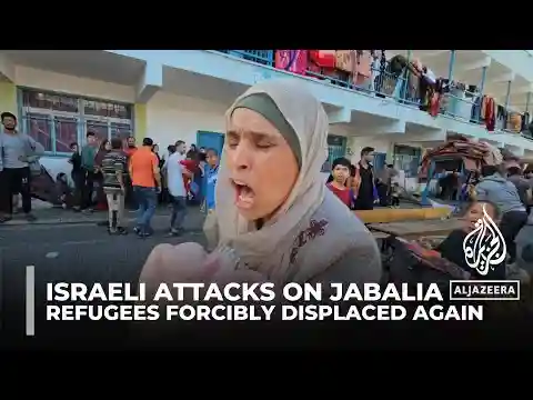 Israeli attacks on Jabalia: Refugees forcibly displaced again