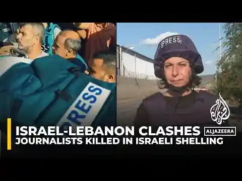 Israeli shelling kills several people including three journalists in south Lebanon