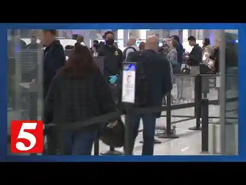 Sunday kicks off a busy week at BNA, as people travel for Thanksgiving