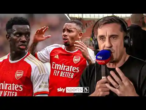 'Arsenal missing the right striker!' | Gary Neville believes Gunners lack composure
