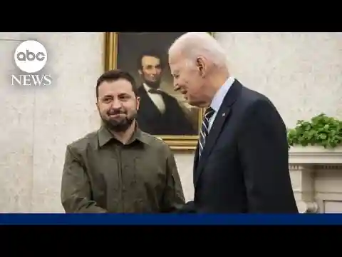 Biden announces new Ukraine aid as Zelenskyy visits DC