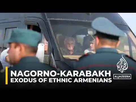 Ethnic Armenians expected to flee Nagorno-Karabakh after Azeri victory