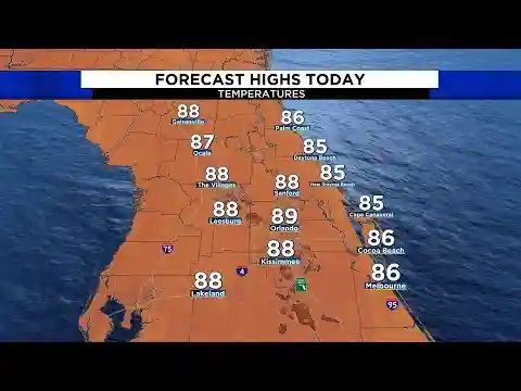 Gorgeous weather across Central Florida to kick off first day of fall