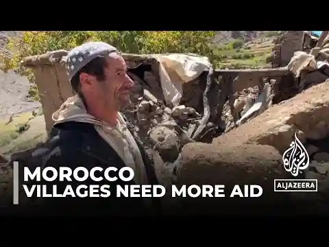 Morocco earthquake: Villages in need of more aid before winter begins