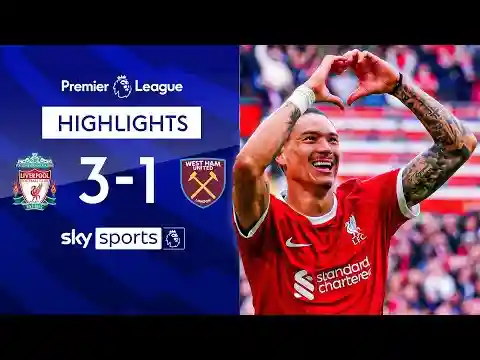 Núñez scores VOLLEY as Liverpool move up to second! 🔴 | Liverpool 3-1 West Ham | Highlights
