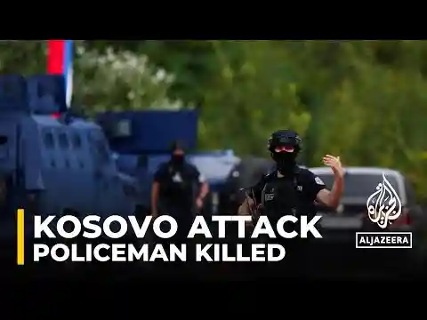 One police officer killed in Kosovo attack blamed on Serbia