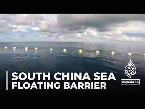 Philippines condemns ‘floating barrier’ in South China Sea