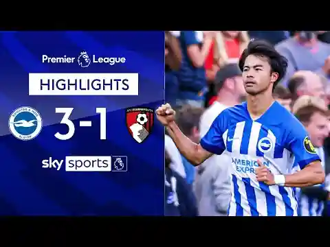 SUPER sub Mitoma scores DOUBLE in comeback win! 💫 | Brighton 3-1 Bournemouth | Highlights