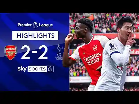 Saka and Son star in THRILLING North London Derby! 🍿 | Arsenal 2-2 Tottenham | Highlights