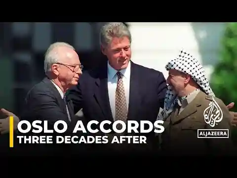What were the Oslo Accords between Israel and the Palestinians?