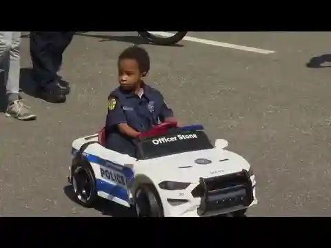4-year-old boy surprised with a day as an officer in Orlando