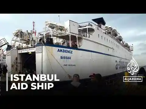 Aid ship delayed: Israel creates 'administrative roadblock'