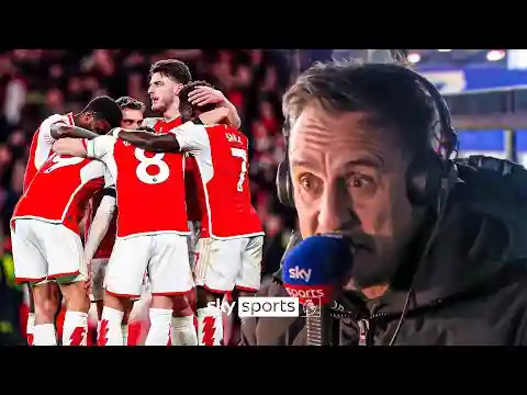 'Arsenal CANNOT be shocked on Sunday' | Neville previews the North London derby ⚪🔴