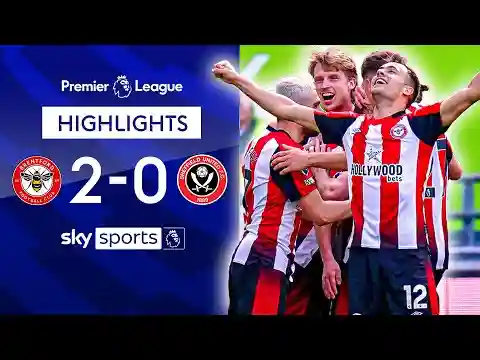 Bees move SEVEN points clear of relegation 📈🐝 | Brentford 2-0 Sheffield Utd | EPL Highlights