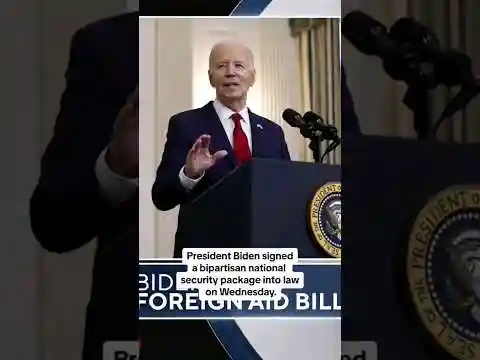 Biden signs bill that could ban TikTok #shorts