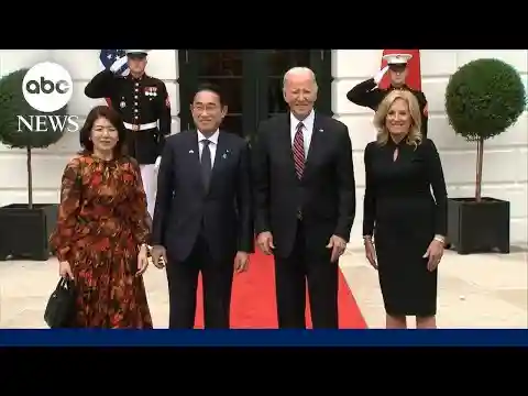 Biden welcomes Japan’s prime minister to White House