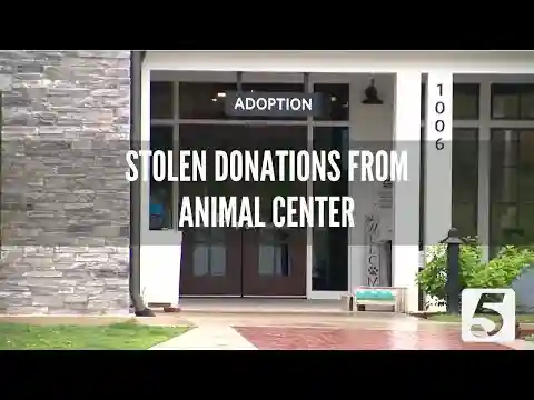 Caught on camera: Someone stole a donation box from this animal center