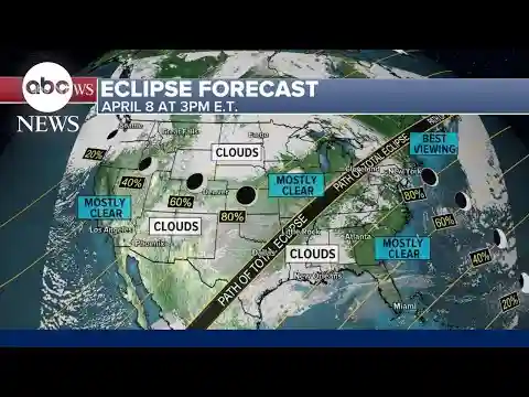 Clouds could block view of the eclipse in some areas