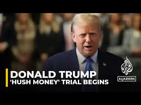 Donald Trump's 'hush money' trial is underway in New York court
