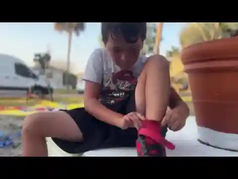 Florida mom discovers AirTag hidden in her son's shoe