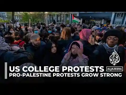 From LA to NY, pro-Palestine college campus protests grow strong in US