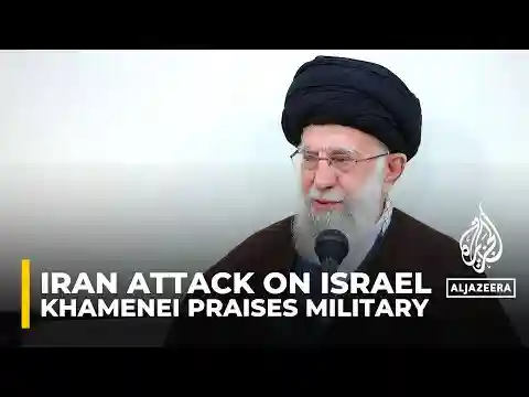 Iran’s Supreme Leader Ayatollah Ali Khamenei lauds Iran’s attack on Israel