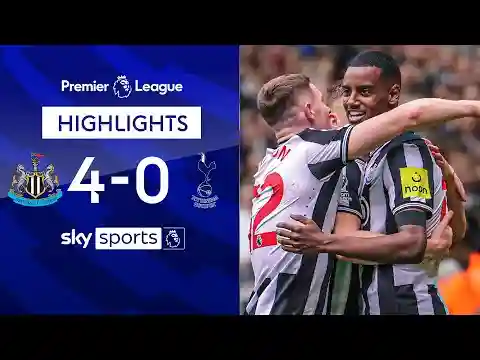 Isak strikes TWICE in comfortable win! 💥 | Newcastle 4-0 Tottenham | Premier League Highlights