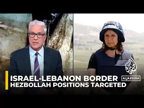 Israel strikes Hezbollah positions in southern Lebanon as cross-border attacks intensify