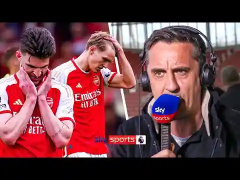 'It's all eyes on Arsenal on how they react' | Neville reacts to Arsenal's title challenge