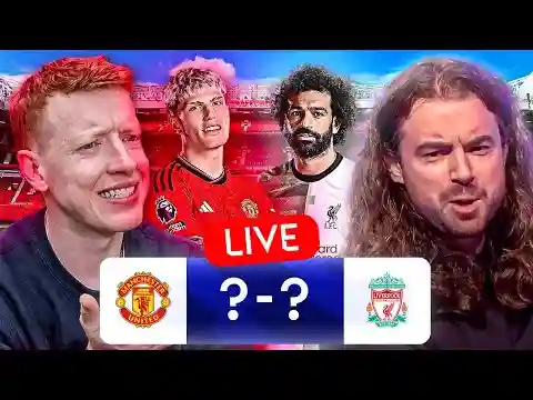 LIVE Man Utd v Liverpool | WATCHALONG with Laurence McKenna, CultureCams & Nicole Holliday 🔥