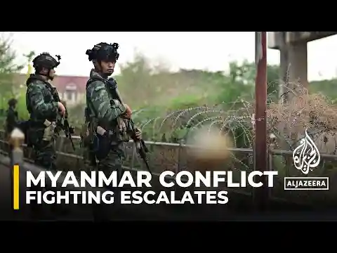 Myanmar fighting: Military is losing key bases to armed groups