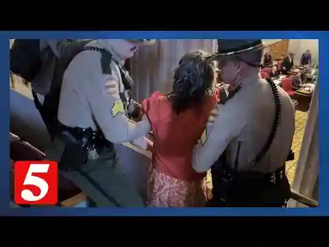 Nashville mother and school voucher protester forcibly removed from Tennessee House gallery