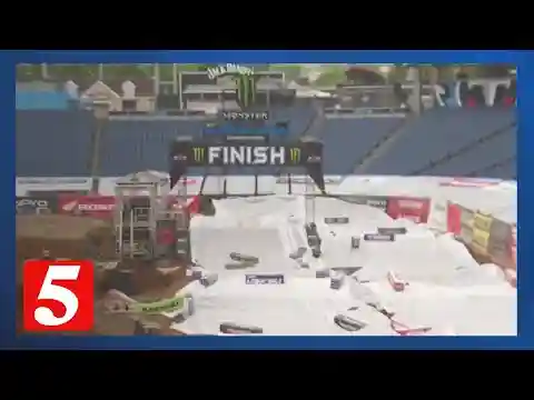 Nissan stadium ready for Supercross competition this weekend