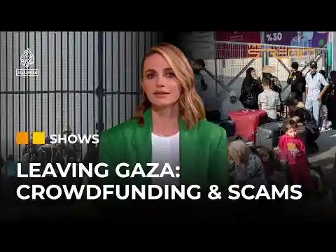 Palestinians turn to crowdfunding to escape Gaza | The Stream