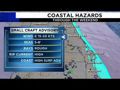 Pleasant but breezy conditions expected in Central Florida