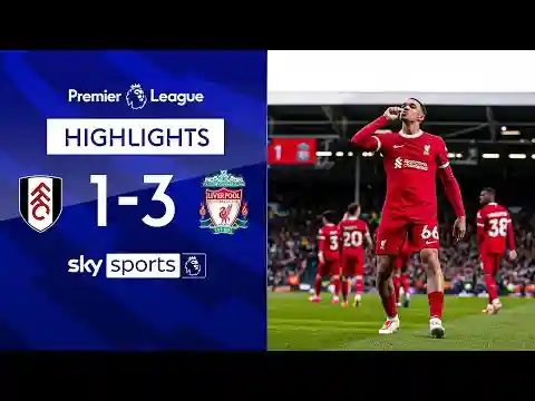 Reds ROAR in PL title race! 🏆 | Fulham 1-3 Liverpool | EPL Highlights
