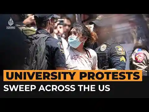 See the scale of US pro-Palestinian university protests | #Al Jazeera Newsfeed