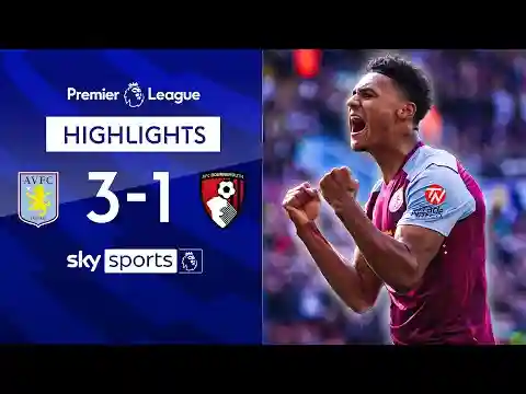 Villa tighten grip on fourth! 💪 | Aston Villa 3-1 Bournemouth | Premier League Highlights