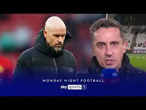 "I can't believe they're going to wait until May!" | Neville's on ten Hag's future at Man Utd 👀