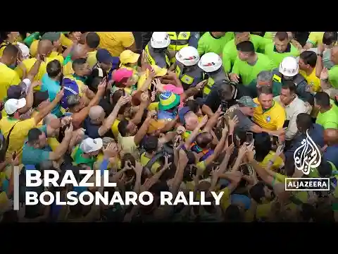 Thousands of Brazilians rally in support of Bolsonaro amid coup probe