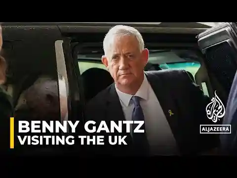 Benny Gantz visiting the UK following diplomatic meetings in Washington