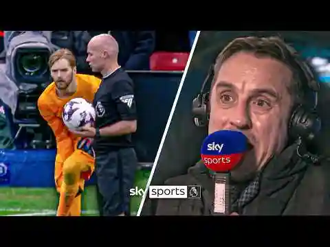"Do they want a replay?" 🤨 | Gary Neville on Nottingham Forest's outrage after drop-ball