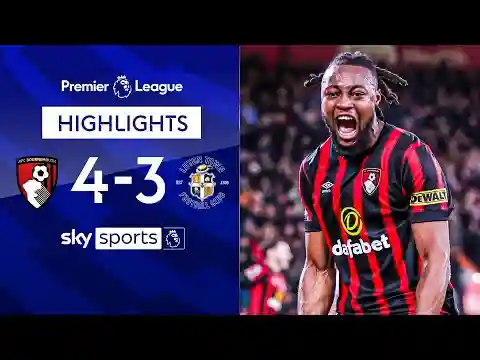 INCREDIBLE Cherries comeback! 🤯 | Bournemouth 4-3 Luton | Premier League Highlights